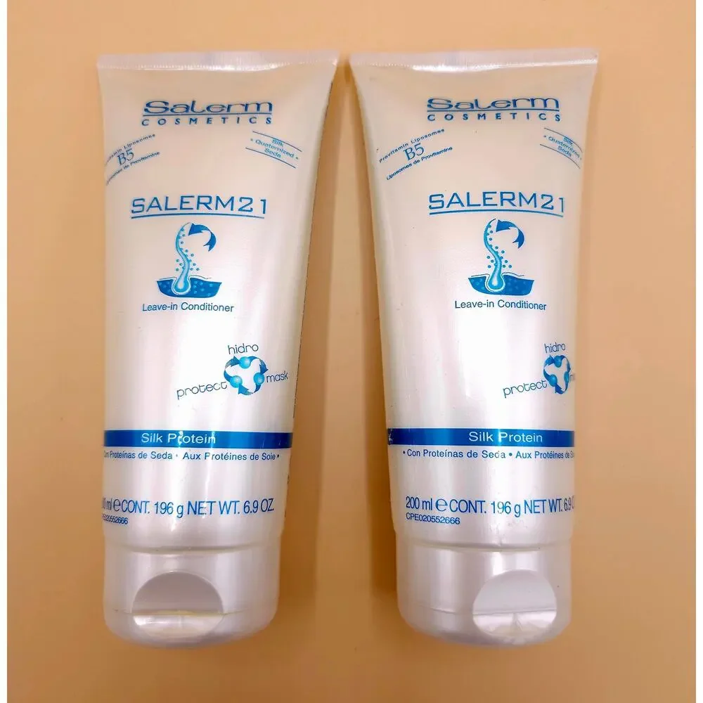 (2) Salerm 21 B5 Silk Protein Leave-In Conditioner 6.9 oz Each - Set of 2